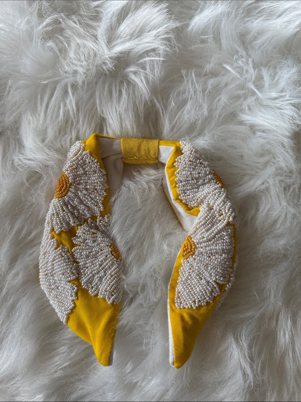 Free People The Patent Bow Beaded Headband - Picture 2 of 3